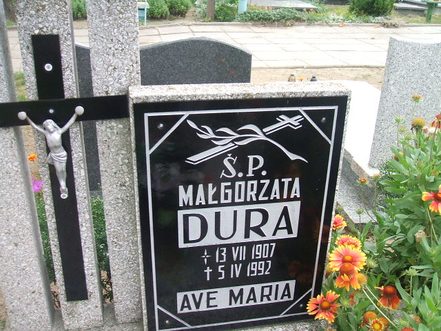 Małgorzata Dura 1907 Lubsko - Grobonet - Wyszukiwarka osób pochowanych