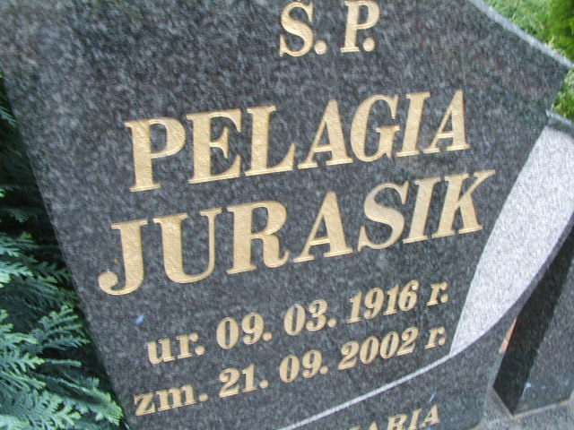 Pelagia Jurasik 1916 Lubsko - Grobonet - Wyszukiwarka osób pochowanych