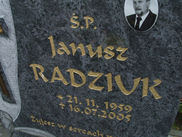 Janusz Radziuk 1959 Lubsko - Grobonet - Wyszukiwarka osób pochowanych