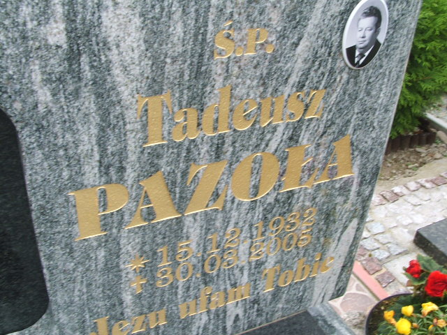 Tadeusz Pazoła 1932 Lubsko - Grobonet - Wyszukiwarka osób pochowanych