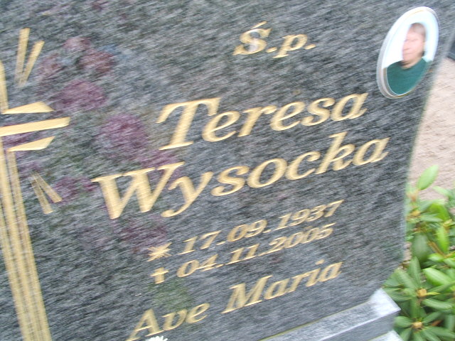 Teresa Wysocka 1937 Lubsko - Grobonet - Wyszukiwarka osób pochowanych