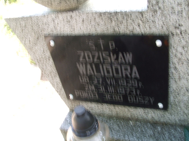 Zdzisław Waligóra 1939 Lubsko - Grobonet - Wyszukiwarka osób pochowanych