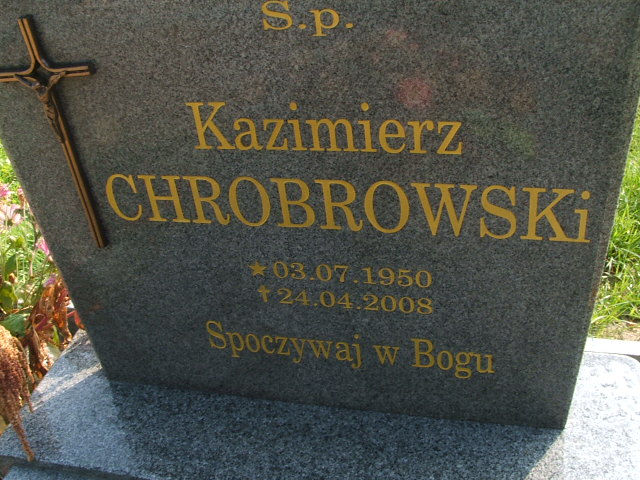 Kazimierz Chrobrowski 1950 Lubsko - Grobonet - Wyszukiwarka osób pochowanych