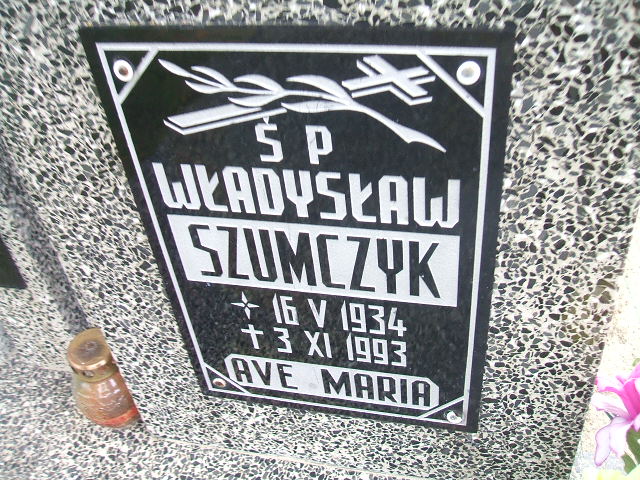 Władysław Szumczyk 1934 Lubsko - Grobonet - Wyszukiwarka osób pochowanych