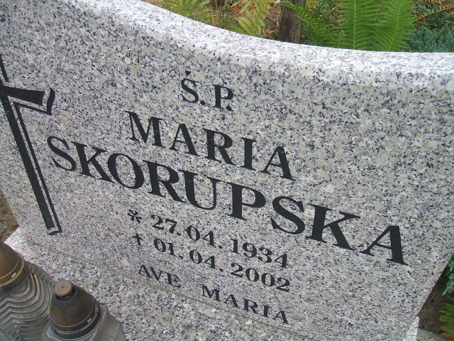 Maria Skorupska 1934 Lubsko - Grobonet - Wyszukiwarka osób pochowanych