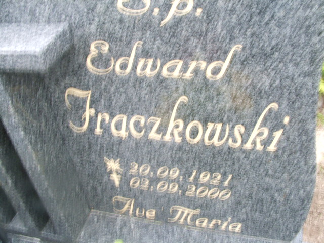 Grób Edward Frączkowski