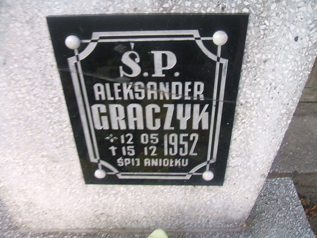 Aleksander Graczyk 1952 Lubsko - Grobonet - Wyszukiwarka osób pochowanych