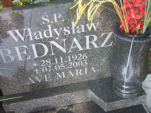 Władysław Bednarz 1926 Lubsko - Grobonet - Wyszukiwarka osób pochowanych