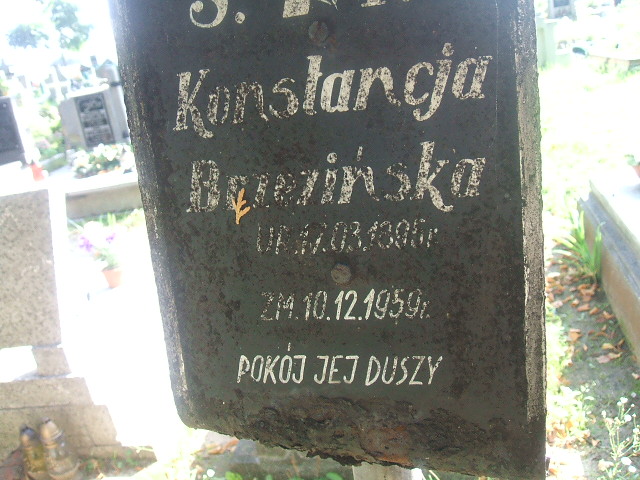 Grób Konstancja Brzezińska