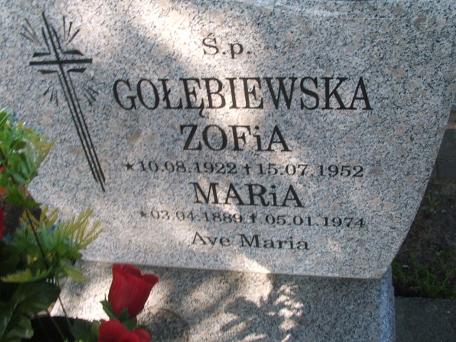 Krystyna Gołębiewska 1948 Lubsko - Grobonet - Wyszukiwarka osób pochowanych