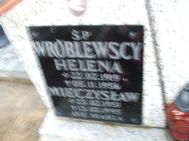 Helena Wróblewska 1919 Lubsko - Grobonet - Wyszukiwarka osób pochowanych