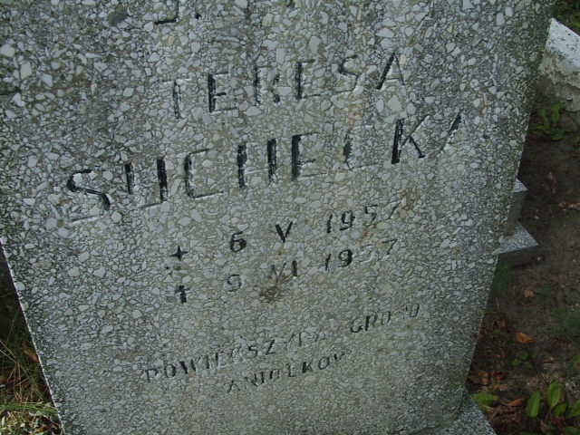 Grób Teresa Suchecka