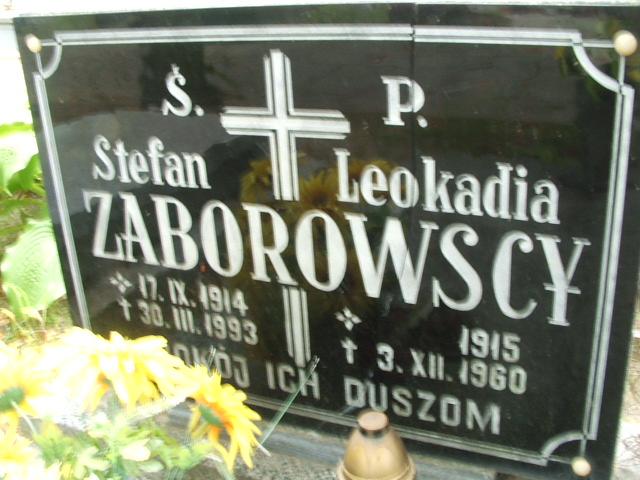 Stefan Zaborowski 1914 Lubsko - Grobonet - Wyszukiwarka osób pochowanych