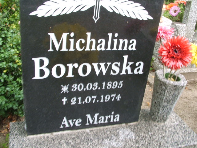 Michalina Borowska 1895 Lubsko - Grobonet - Wyszukiwarka osób pochowanych