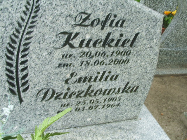 Emilia Dziczkowska 1905 Lubsko - Grobonet - Wyszukiwarka osób pochowanych