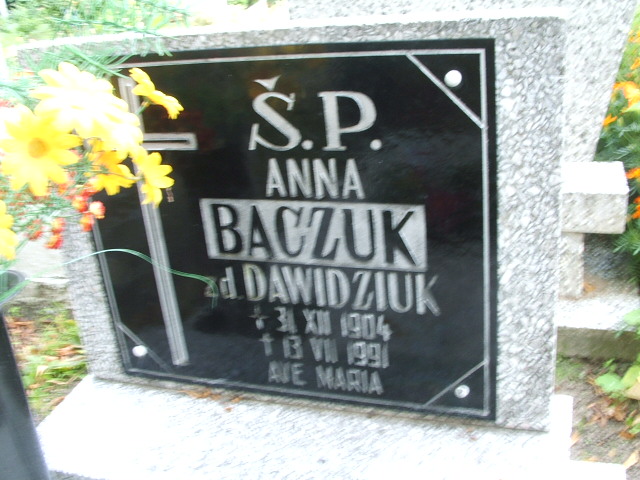 Anna Bończuk 1904 Lubsko - Grobonet - Wyszukiwarka osób pochowanych