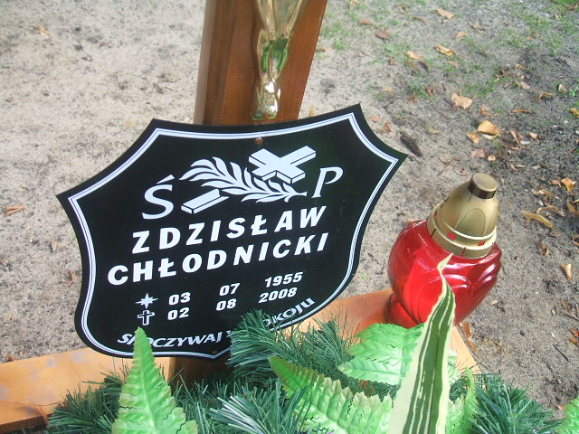 Zdzisław Chłodnicki 1955 Lubsko - Grobonet - Wyszukiwarka osób pochowanych