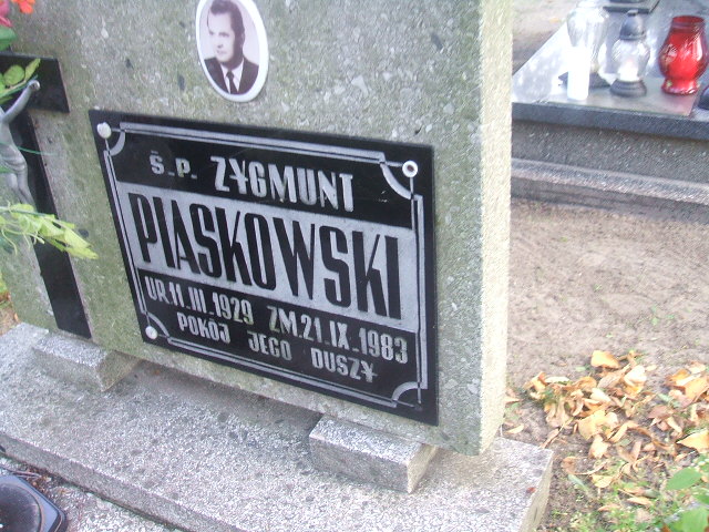 Zygmunt Piaskowski 1929 Lubsko - Grobonet - Wyszukiwarka osób pochowanych
