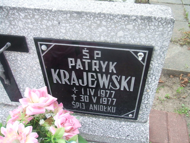 Patryk Krajewski 1977 Lubsko - Grobonet - Wyszukiwarka osób pochowanych