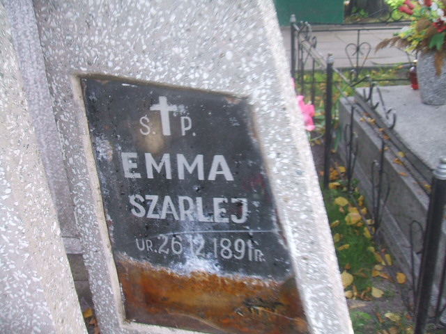 Emma Szarlej 1891 Lubsko - Grobonet - Wyszukiwarka osób pochowanych