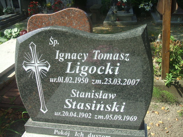 Ignacy Tomasz Ligocki 1950 Lubsko - Grobonet - Wyszukiwarka osób pochowanych