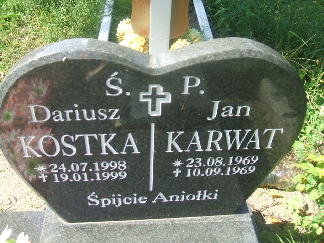 Dariusz Kostka 1998 Lubsko - Grobonet - Wyszukiwarka osób pochowanych