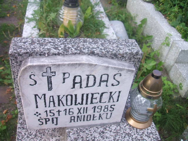 Adam Makowiecki 1985 Lubsko - Grobonet - Wyszukiwarka osób pochowanych