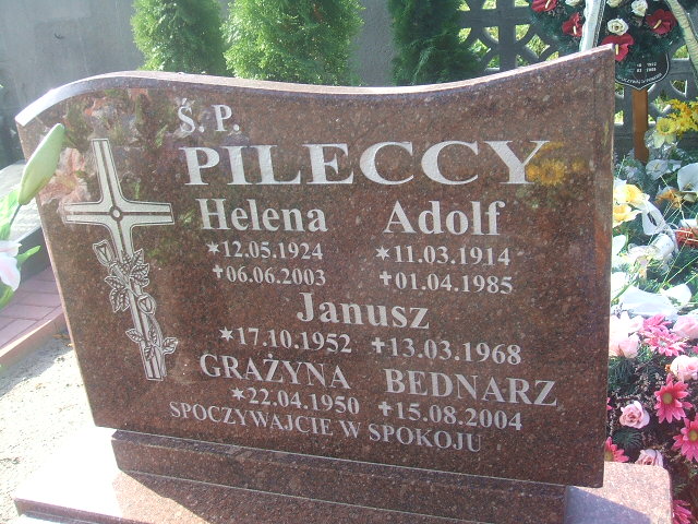 Adolf Pilecki 1914 Lubsko - Grobonet - Wyszukiwarka osób pochowanych