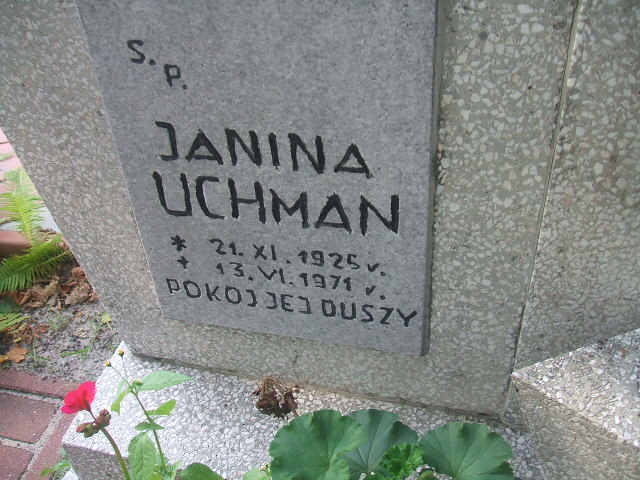 Janina Uchman 1925 Lubsko - Grobonet - Wyszukiwarka osób pochowanych