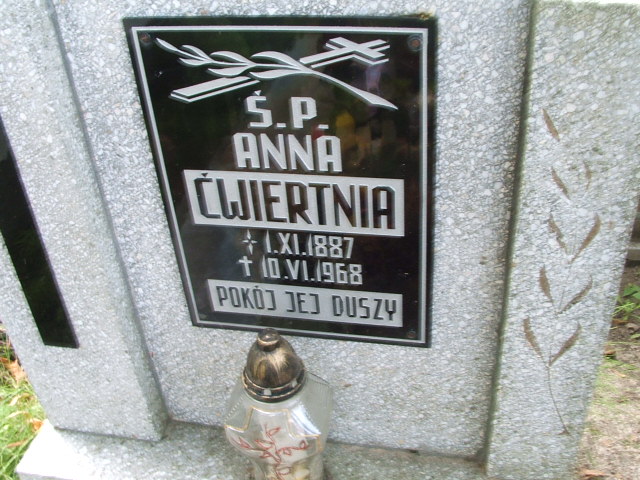 Anna Ćwiertnia 1887 Lubsko - Grobonet - Wyszukiwarka osób pochowanych