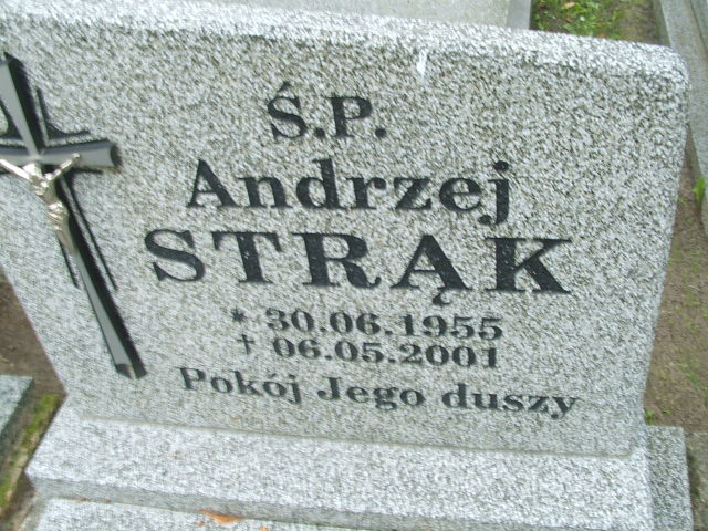 Andrzej Strąk 1955 Lubsko - Grobonet - Wyszukiwarka osób pochowanych