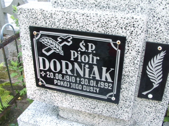 Piotr Dorniak 1910 Lubsko - Grobonet - Wyszukiwarka osób pochowanych