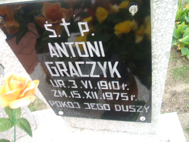Antoni Graczyk 1910 Lubsko - Grobonet - Wyszukiwarka osób pochowanych