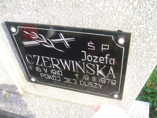 Józefa Czerwińska 1910 Lubsko - Grobonet - Wyszukiwarka osób pochowanych