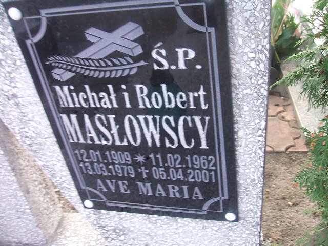 Robert Masłowski 1962 Lubsko - Grobonet - Wyszukiwarka osób pochowanych