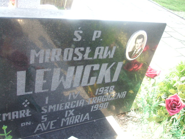 Mirosław Lewicki 1938 Lubsko - Grobonet - Wyszukiwarka osób pochowanych