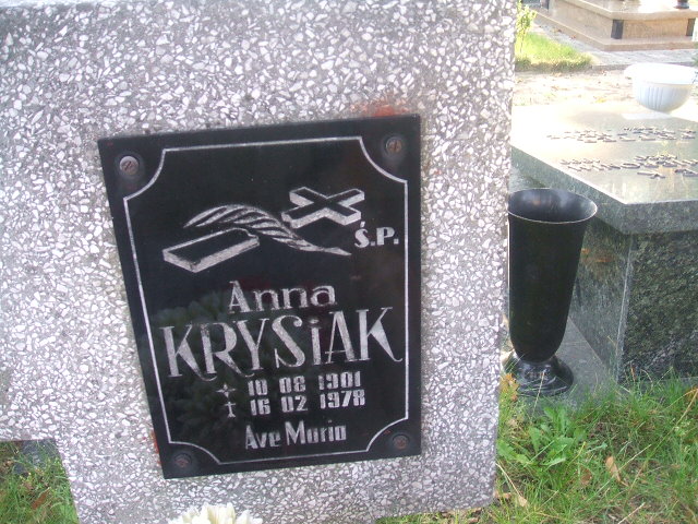 Marianna Krysiak 1933 Lubsko - Grobonet - Wyszukiwarka osób pochowanych