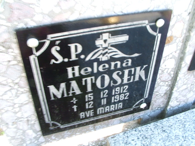 Helena Matosek 1912 Lubsko - Grobonet - Wyszukiwarka osób pochowanych