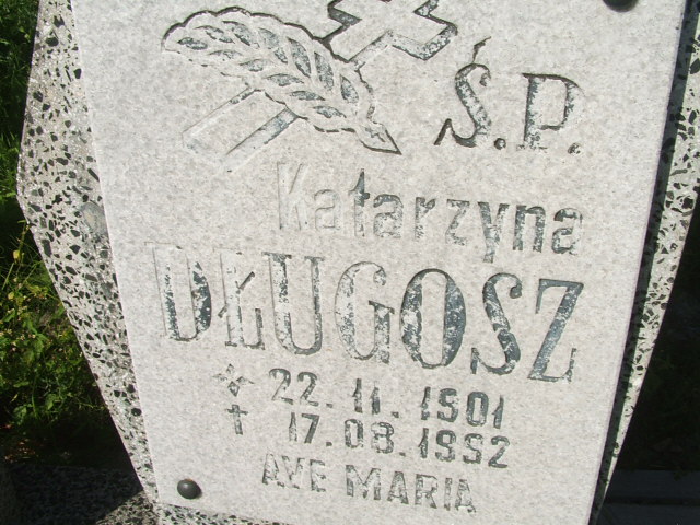 Katarzyna Długosz 1901 Lubsko - Grobonet - Wyszukiwarka osób pochowanych