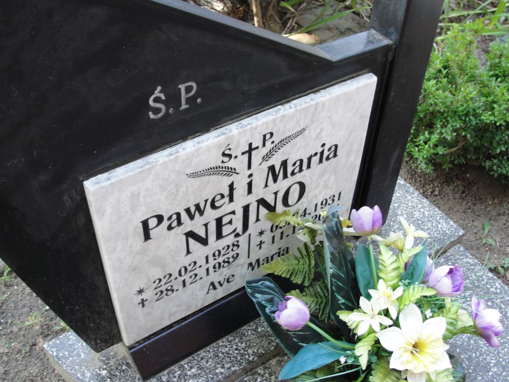 Maria Nejno 1931 Lubsko - Grobonet - Wyszukiwarka osób pochowanych