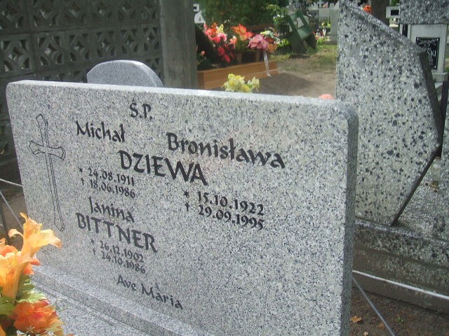 Janina Bittner 1902 Lubsko - Grobonet - Wyszukiwarka osób pochowanych