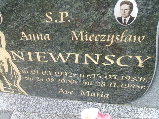 Anna Niewińska 1932 Lubsko - Grobonet - Wyszukiwarka osób pochowanych