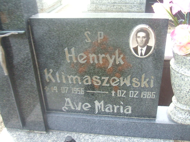 Henryk Klimaszewski 1956 Lubsko - Grobonet - Wyszukiwarka osób pochowanych