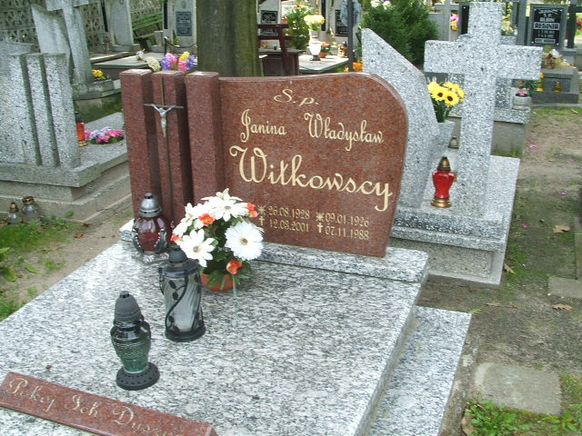 Grób Janina Witkowska