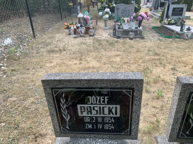 Józef Pasicki 1954 Lubsko - Grobonet - Wyszukiwarka osób pochowanych