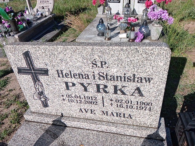 Helena Pyrka 1912 Lubsko - Grobonet - Wyszukiwarka osób pochowanych